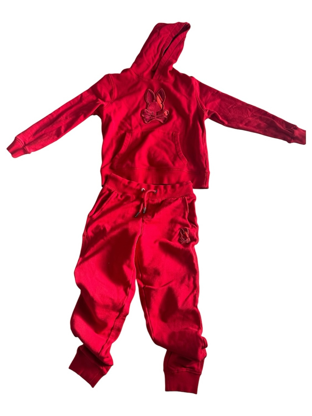 Psycho Bunny Red Pullover Hoodie